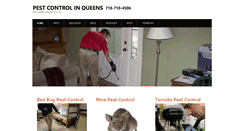 Desktop Screenshot of pestcontrolinqueens.com